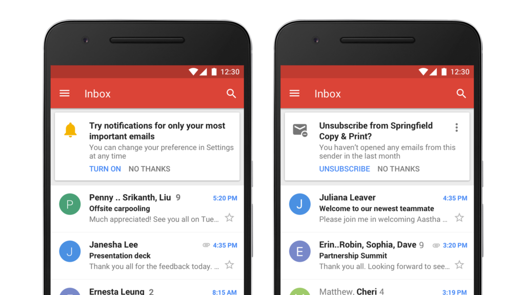 The New Gmail – Material Design and 5 New Features